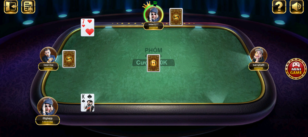 Chỉ bạn cách chơi đơn giản của phỏm trên cổng game 68gb